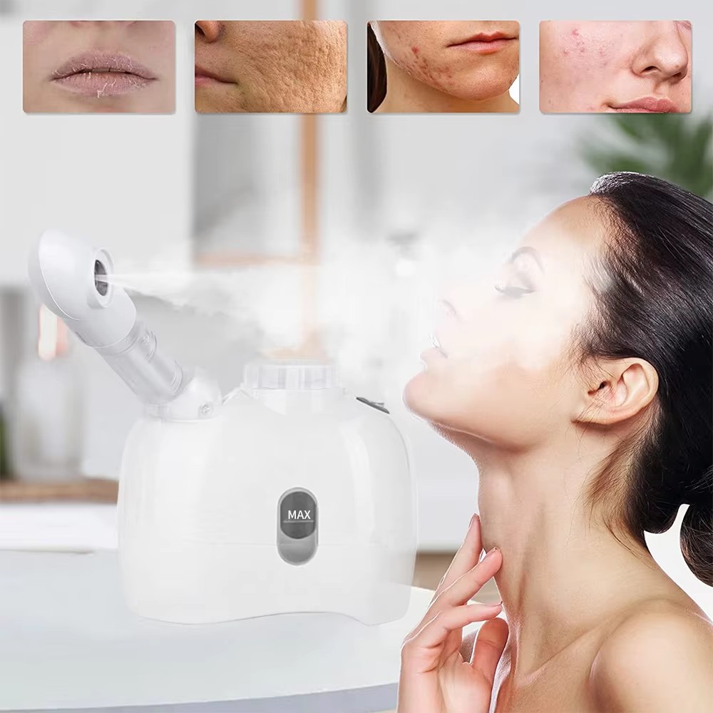 Facial Steamer Nano Ionic Hot Mist - Portable Nano Mist Sprayer Vaporizer Electric