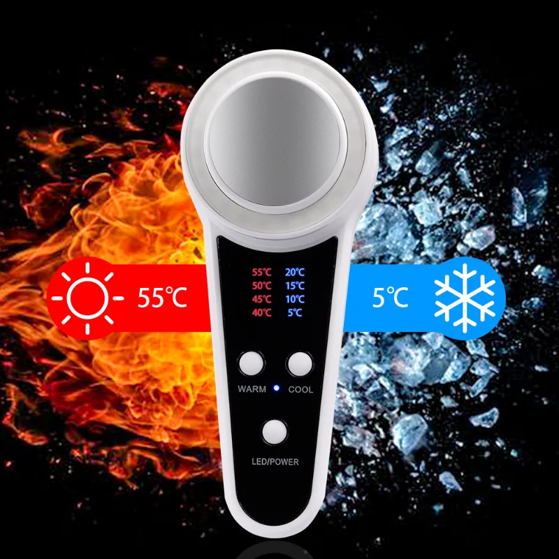 Cold Warm Hammer Facial Machine - New Compression Massager Hot Cold Hammer