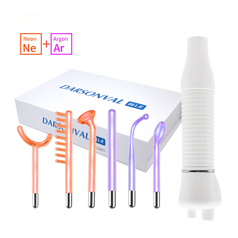 High Frequency Wand Facial Machine Neon - Darsonval Portable High Frequency Facial Machine