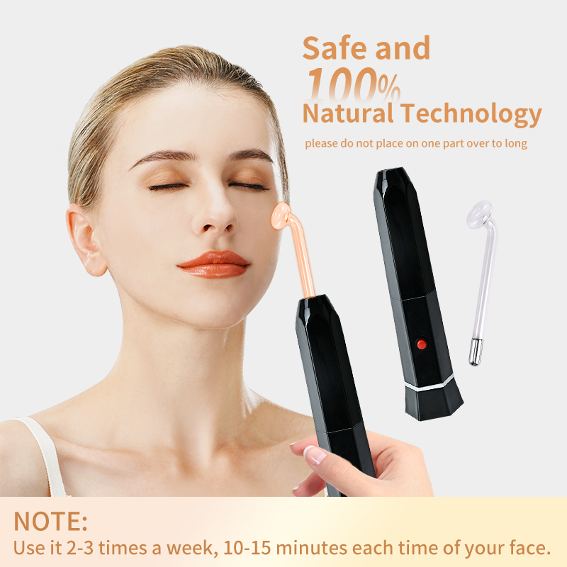 High Frequency Wand Facial Machine Neon - Darsonval Portable High Frequency Facial Machine