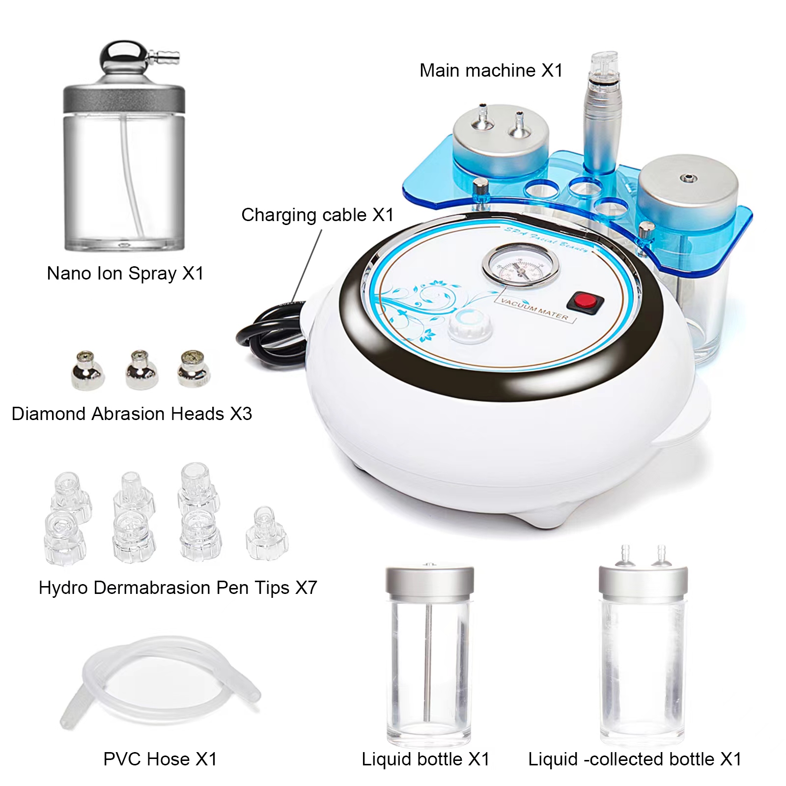 Hydra Dermabrasion Aqua Peel Machine - Portable Facial Microdermabrasion Water Oxygen Jet