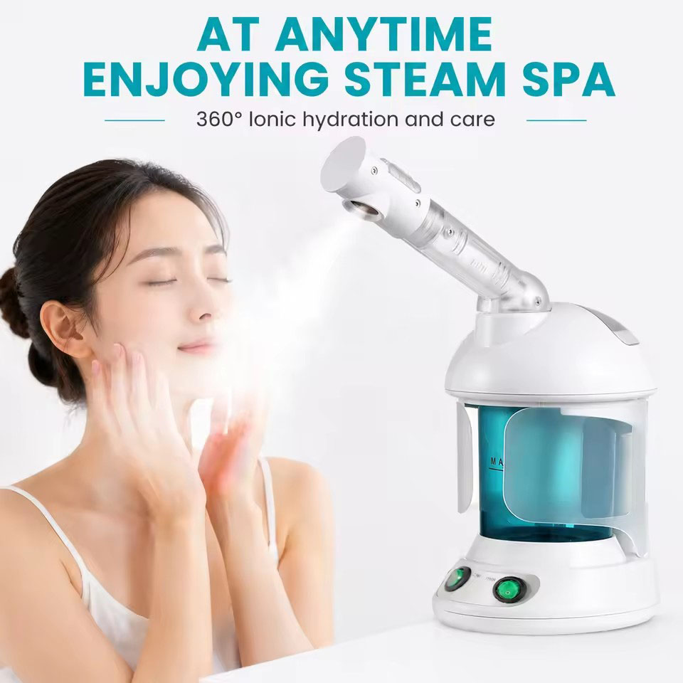 Facial Steamer Nano Ionic Hot Mist - Professional Electric Ionic Nano Hydration Portable