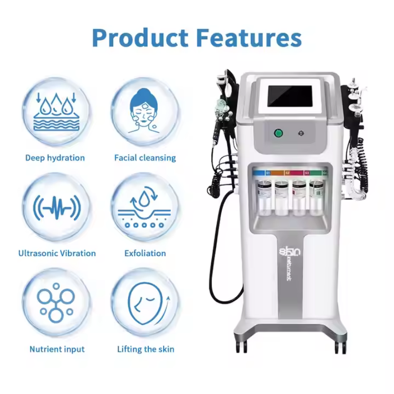 New 12 In 1 Hydro Dermabrasion - đánh giá và giá Hydra Dermabrasion Aqua Peel Machine