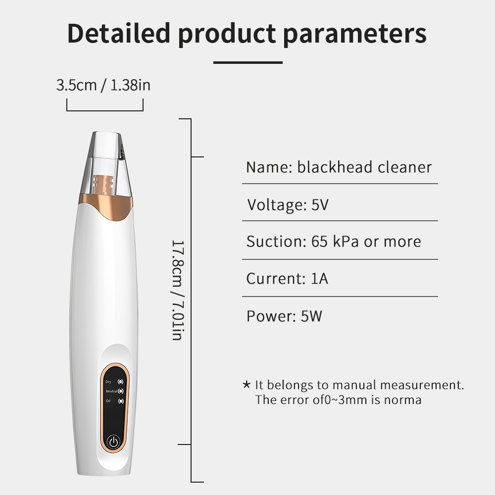 Electric Blackhead Vacuum Remo - đánh giá và giá Blackhead Remover Vacuum Suction