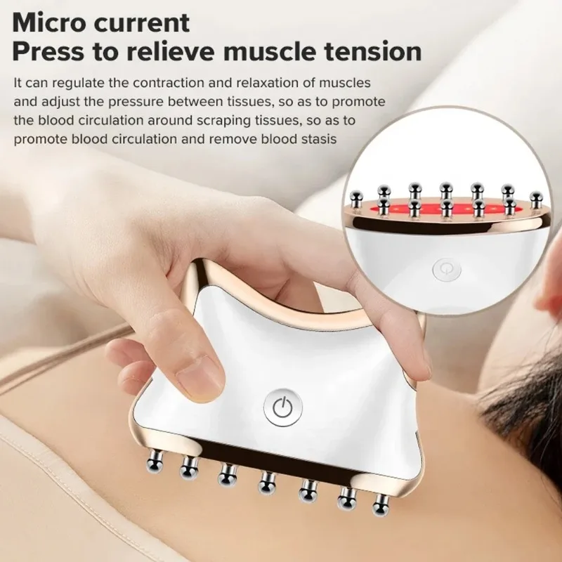 Customizable Electric Guasha M - đánh giá và giá Microcurrent Face Massager Gua Sha