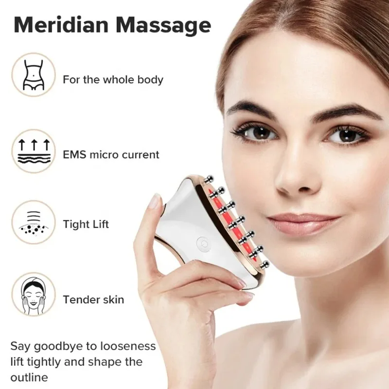 Customizable Electric Guasha M - đánh giá và giá Microcurrent Face Massager Gua Sha