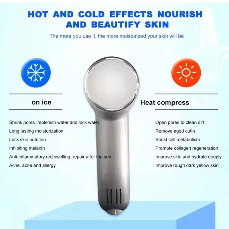 Portable Home Use Skin Care Ho - đánh giá và giá Cold Warm Hammer Facial Machine