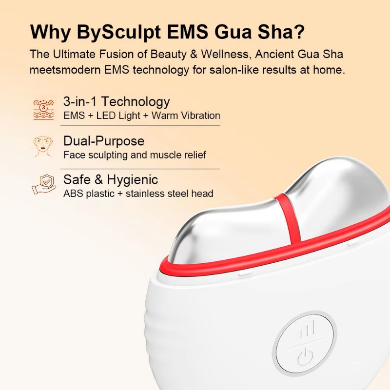 Electric Heated Gua Sha Board  - đánh giá và giá Microcurrent Face Massager Gua Sha