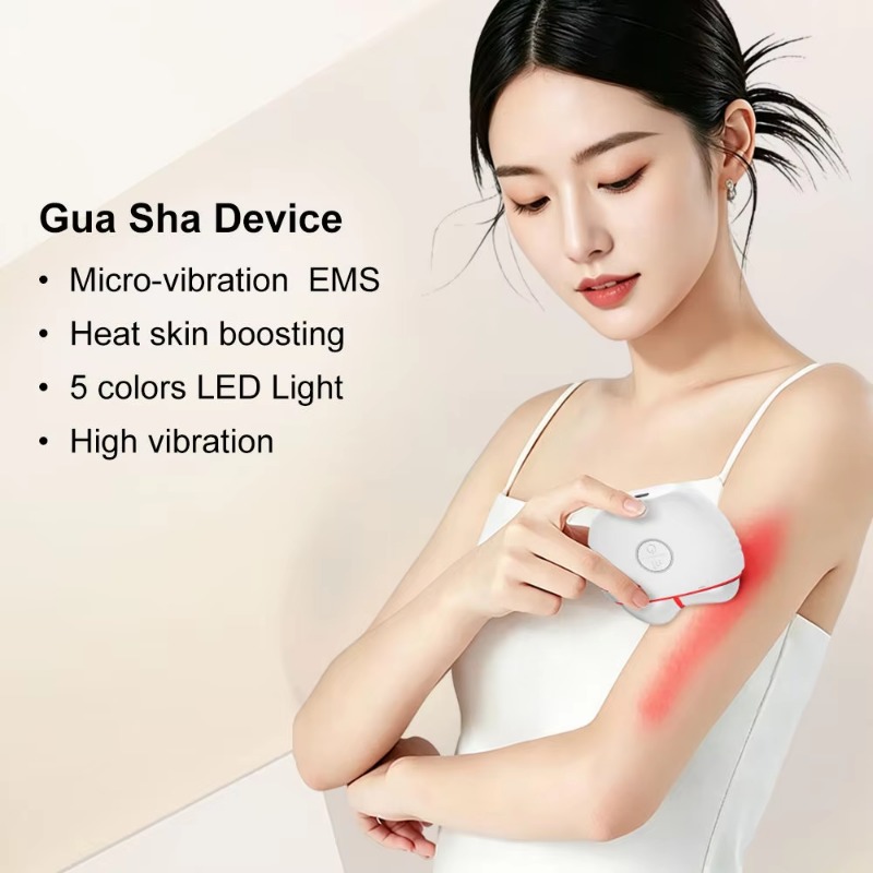Electric Heated Gua Sha Board  - đánh giá và giá Microcurrent Face Massager Gua Sha