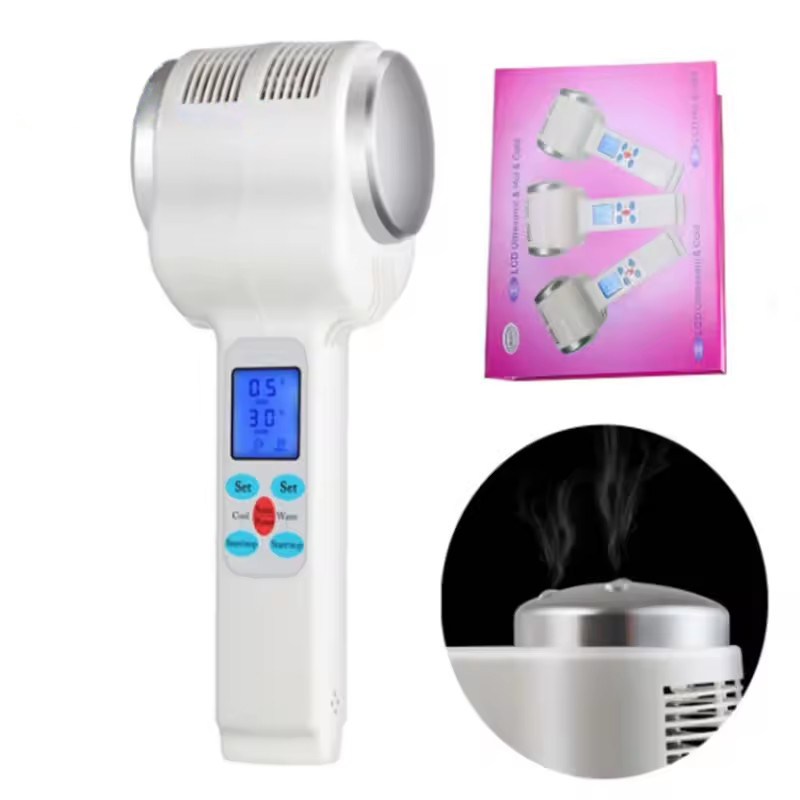 Portable 3in1 Hot Cold Ultraso - đánh giá và giá Cold Warm Hammer Facial Machine