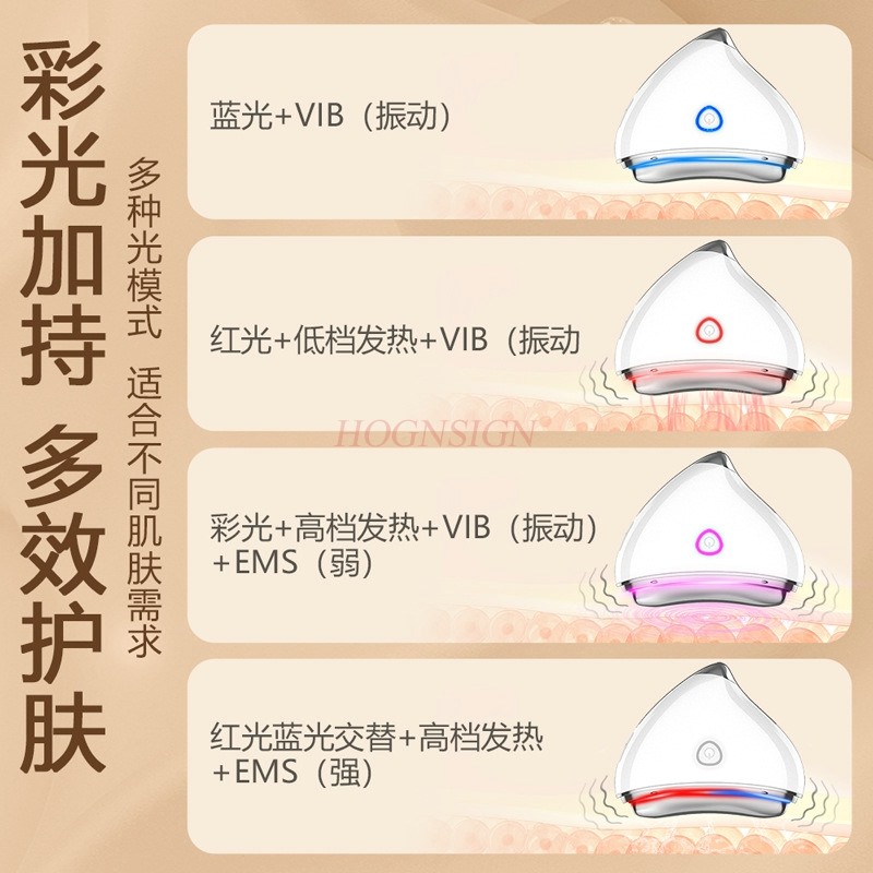 Skin Scraping Face Lifting Mas - đánh giá và giá Microcurrent Face Massager Gua Sha