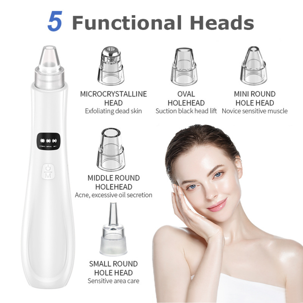 Electric Blackhead Remover 3 S - đánh giá và giá Blackhead Remover Vacuum Suction