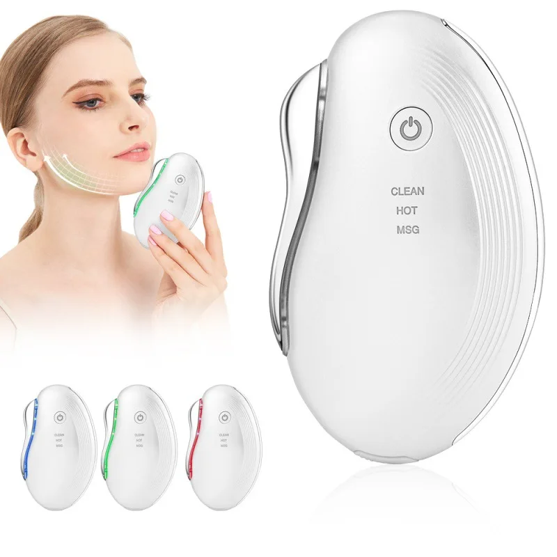 LED Microcurrent Face Gua Sha  - đánh giá và giá Microcurrent Face Massager Gua Sha