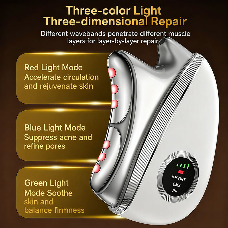 Upgraded Facial and Body Massa - đánh giá và giá Microcurrent Face Massager Gua Sha