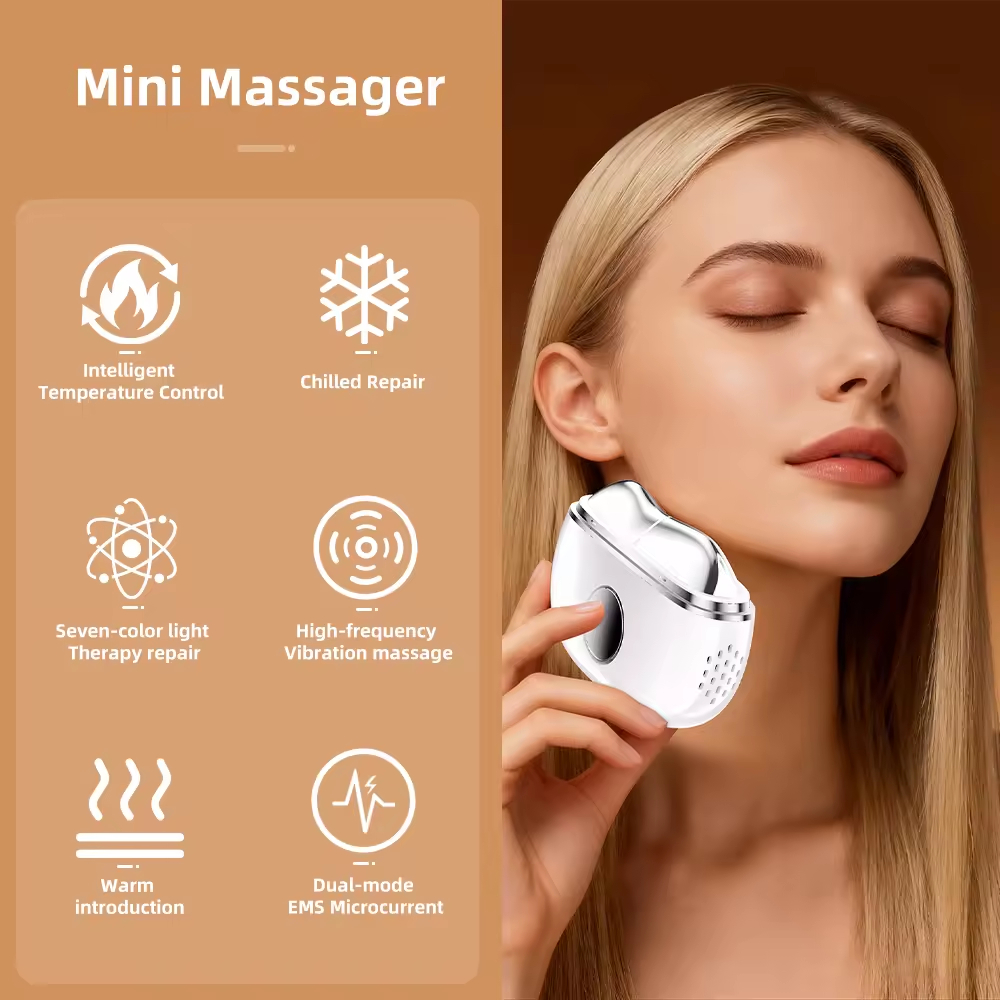 7Color Electric Gua Sha Facial - đánh giá và giá Microcurrent Face Massager Gua Sha