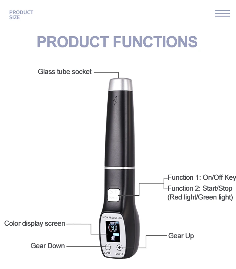 Equipment High Frequency Facia - đánh giá và giá High Frequency Wand Facial Machine Neon