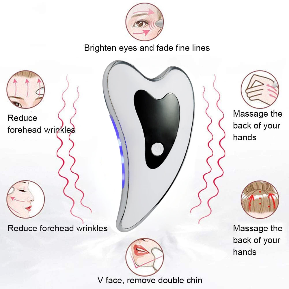 Microcurrent Face Lift Machine - đánh giá và giá Microcurrent Face Massager Gua Sha