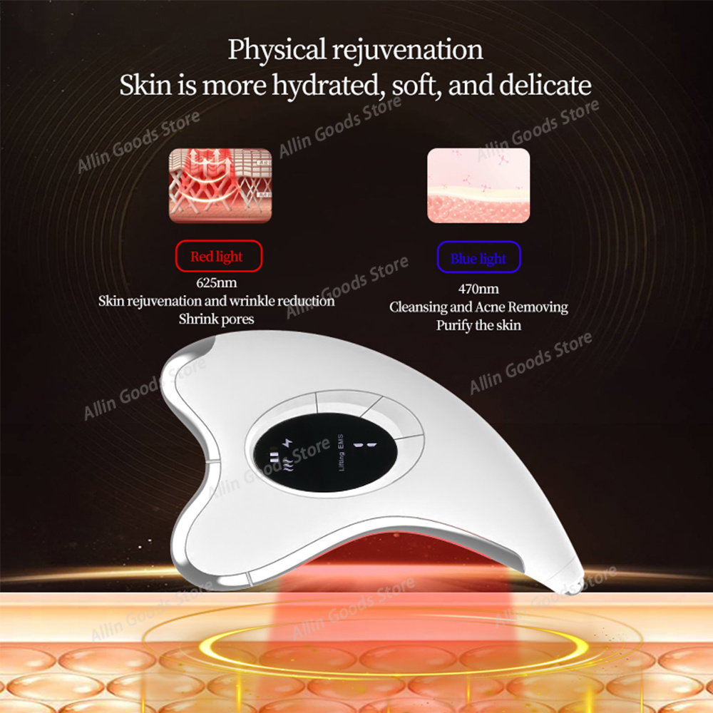 Microcurrent Guasha Scraping M - đánh giá và giá Microcurrent Face Massager Gua Sha