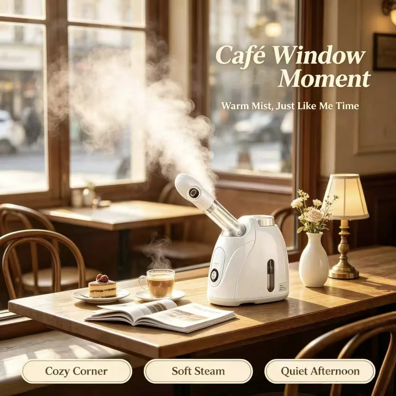 Portable Nano Ionic Facial Ste - đánh giá và giá Facial Steamer Nano Ionic Hot Mist