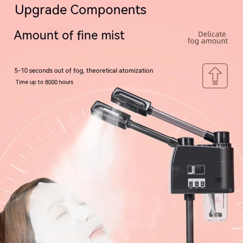 Facial Steamer EU Plug 2 in 1  - đánh giá và giá Facial Steamer Nano Ionic Hot Mist