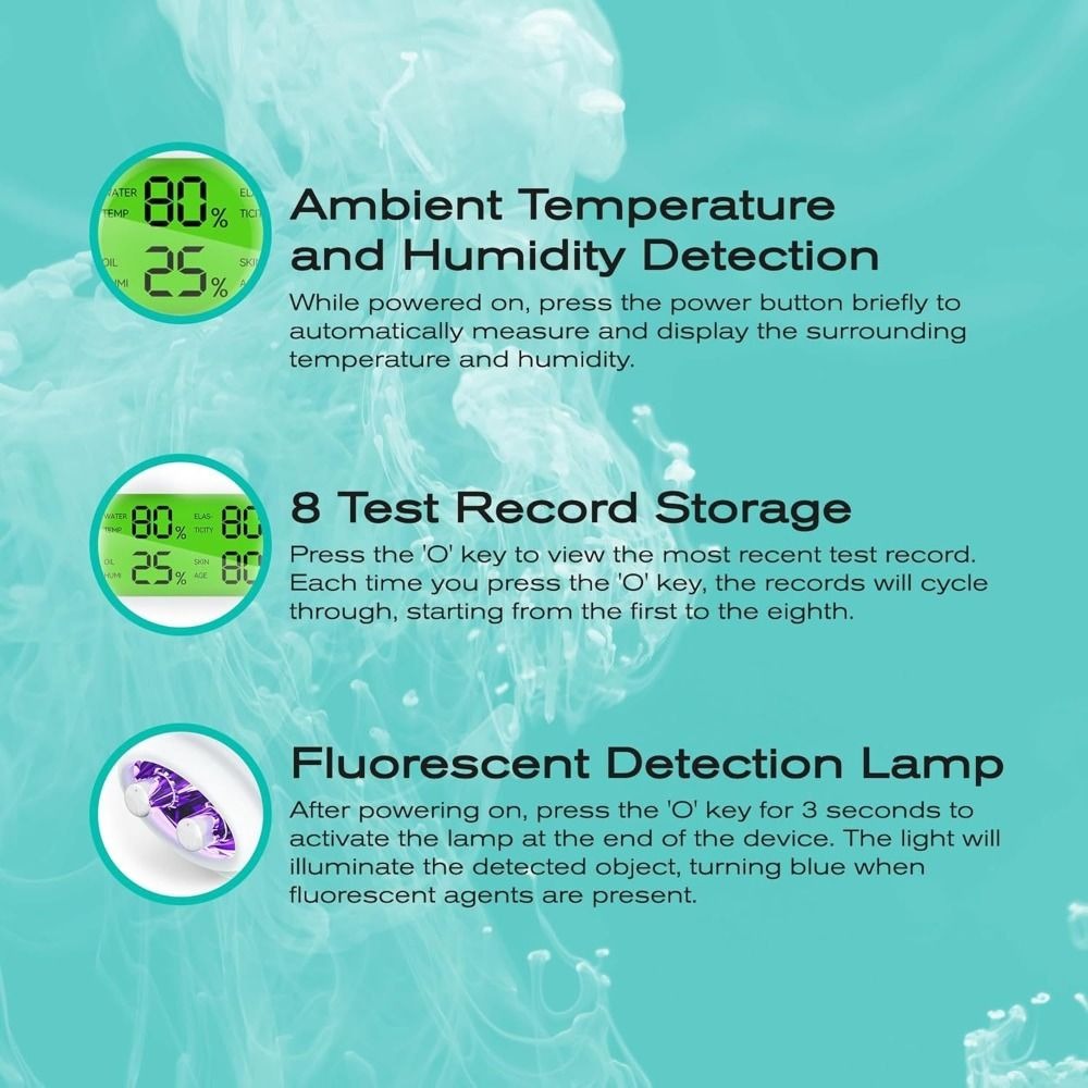 Portable Skin Analyzer Recharg - đánh giá và giá Skin Moisture Analyzer Digital Detector