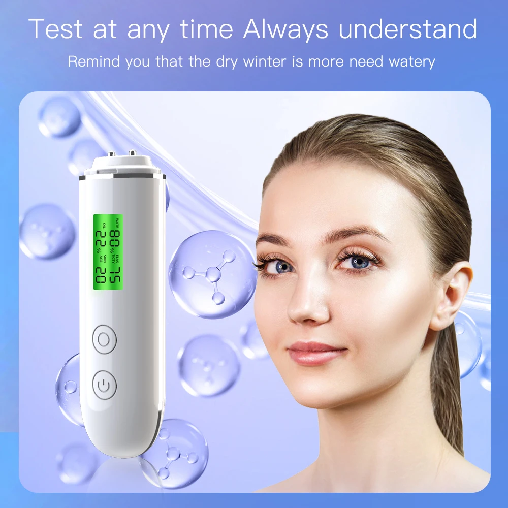 Portable Rechargeable Skin Ana - đánh giá và giá Skin Moisture Analyzer Digital Detector