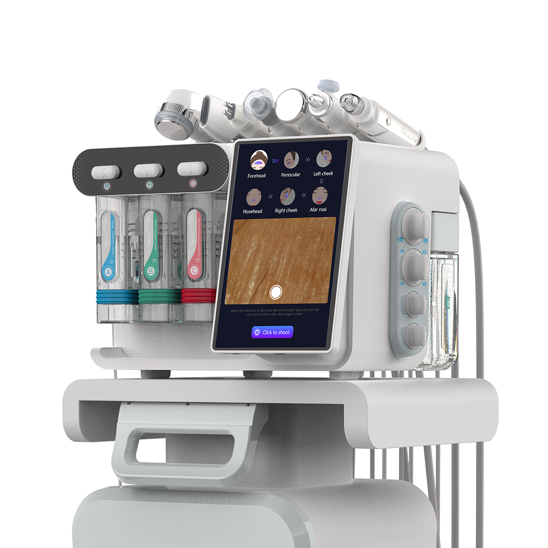 Dual HR Ultrasonic Facial Mach - đánh giá và giá Cold Warm Hammer Facial Machine