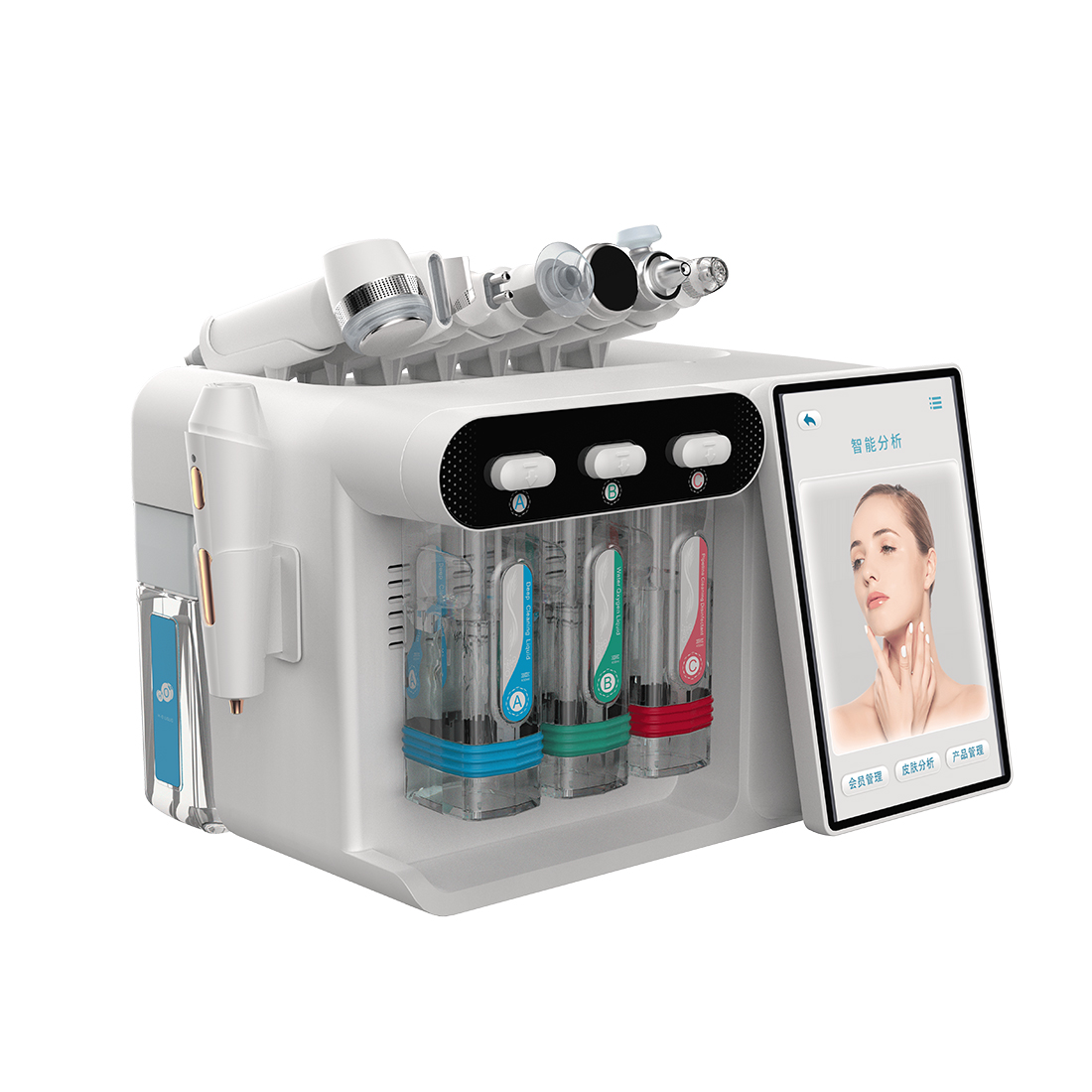 Dual HR Ultrasonic Facial Mach - đánh giá và giá Cold Warm Hammer Facial Machine