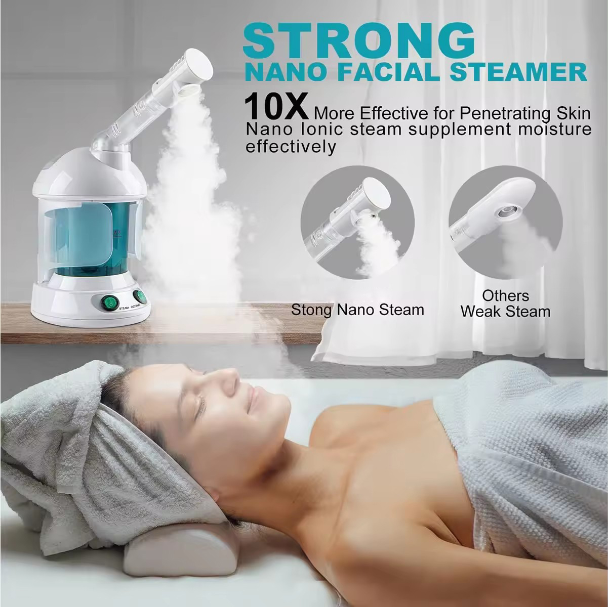 Professional Ozone Facial Stea - đánh giá và giá Facial Steamer Nano Ionic Hot Mist