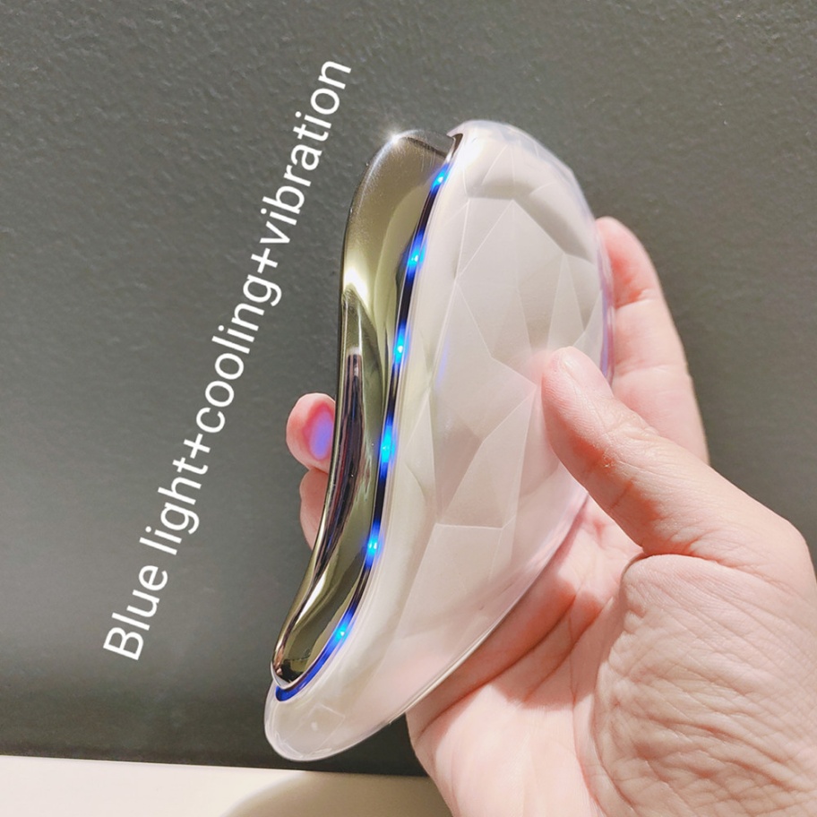 EMS Microcurrent LED Face Mass - đánh giá và giá Microcurrent Face Massager Gua Sha