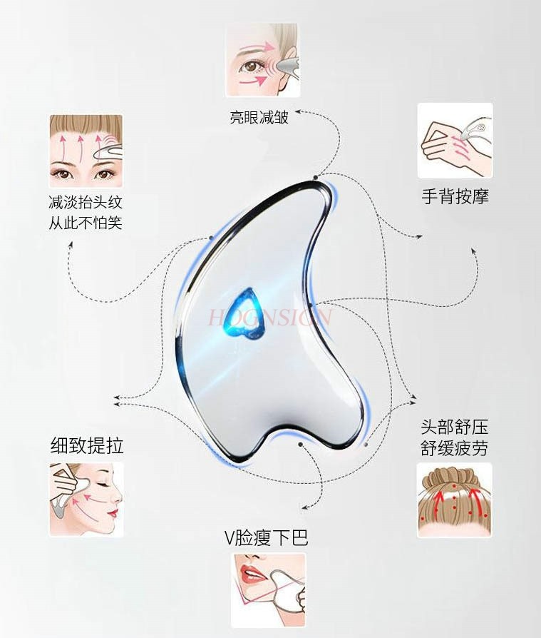 Face Neck Guasha Massager Micr - đánh giá và giá Microcurrent Face Massager Gua Sha