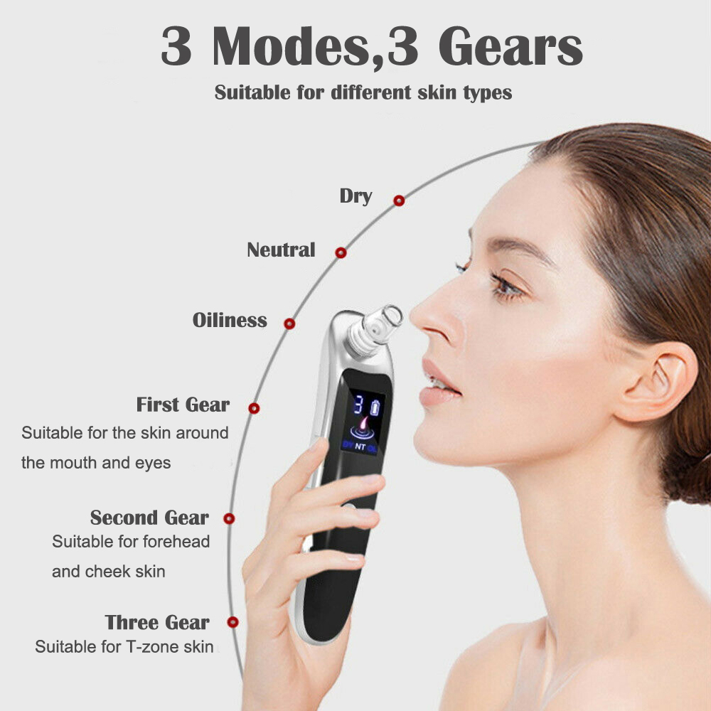 Electric Blackhead Remover Dee - đánh giá và giá Blackhead Remover Vacuum Suction