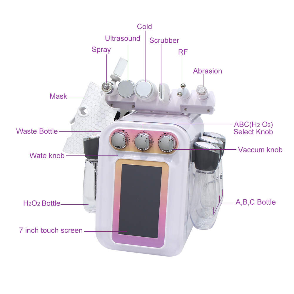 7 in 1 Hydrogen Oxygen Small B - đánh giá và giá Hydro Facial Machine 7 In 1
