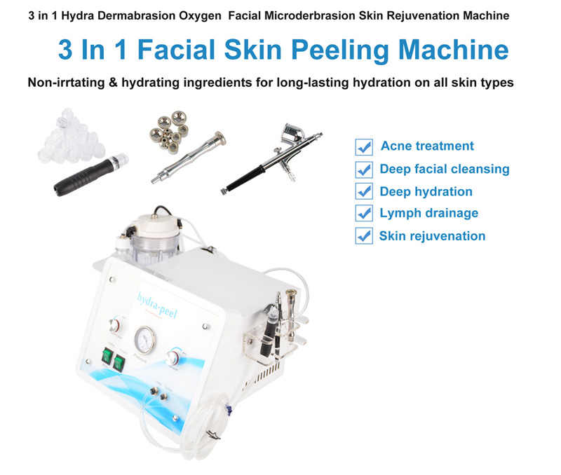 NEW Skin Peeling Oxygen Facial - đánh giá và giá Diamond Microdermabrasion Machine 3 In 1