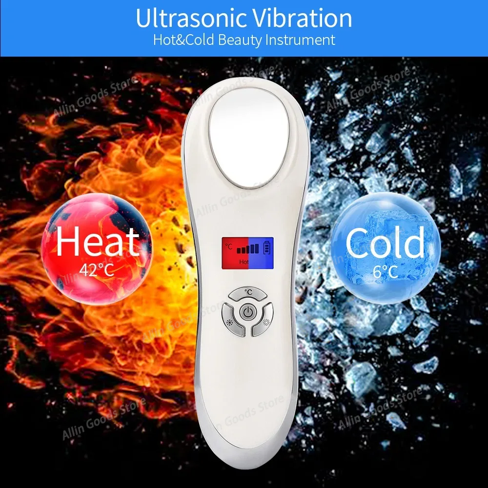 Hot Cold Beauty Instrument Ski - đánh giá và giá Cold Warm Hammer Facial Machine